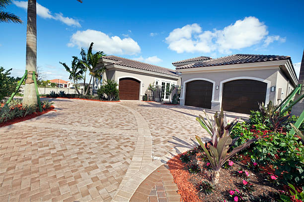 Permeable Paver Driveway in Foscoe, NC